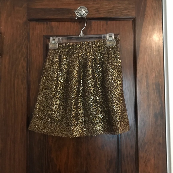 J. Crew gold sequin skirt - Picture 4 of 9